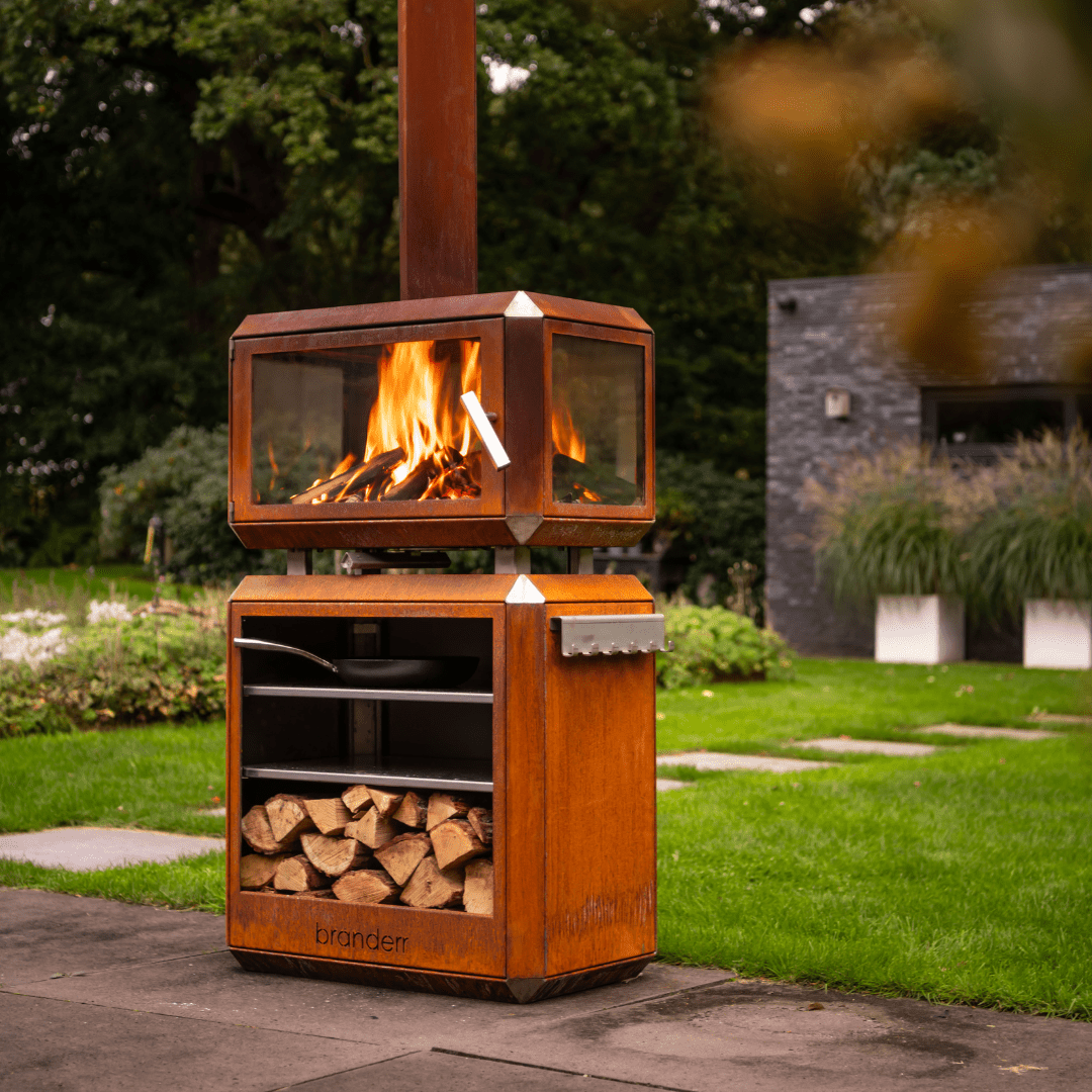 Modulaire Tuinhaard & Kooksysteem Stoock - Branderr