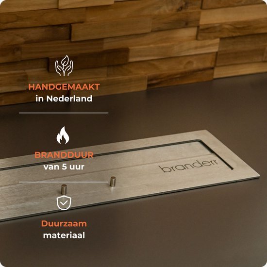 Inbouwbrander Linea - Branderr